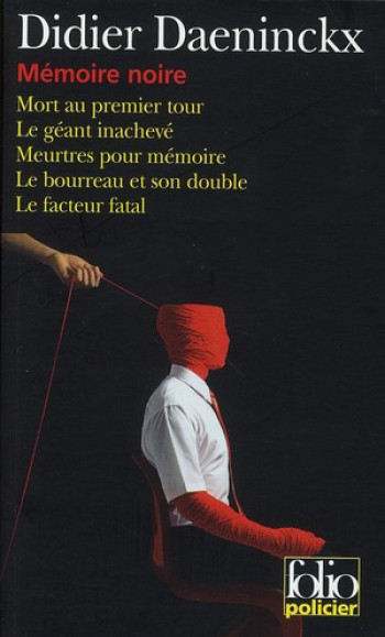 MEMOIRE NOIRE - LES ENQUETES DE L'INSPECTEUR CADIN - DAENINCKX DIDIER - GALLIMARD