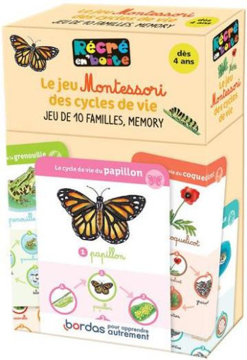 RECRE EN BOITE - LE JEU MONTESSORI DES CYCLES DE VIE - ESCLAIBES SYLVIE D' - NC