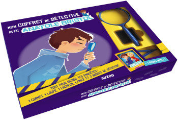 LES ENQUETES D'ANATOLE BRISTOL  MON COFFRET DE DETECTIVE AVEC ANATOLE BRISTOL + ACCESSOIRES - Carine HINDER-CHIETTE - AUZOU