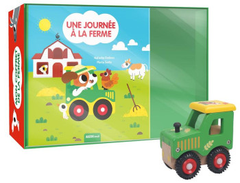 COFFRET UNE JOURNEE A LA FERME - GODEAU NATACHA - PHILIPPE AUZOU