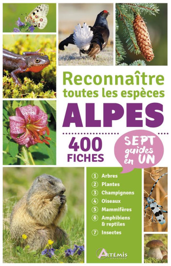 ALPES, RECONNAITRE TOUTES LES ESPECES - COLLECTIF - ARTEMIS