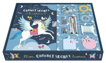 MA PAPETERIE CREATIVE - MON COFFRET SECRET LICORNE - GIGGENBACH ELLEN - PHILIPPE AUZOU