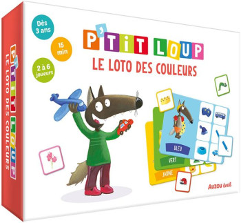 P'TITS JEUX - P'TIT LOUP - LE LOTO DES COULEURS - LALLEMAND/THUILLIER - NC