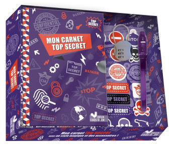 MON CARNET TOP SECRET  - COFFRET AVEC STYLO MAGIQUE - Marion Vandenbroucke - DEUX COQS D OR