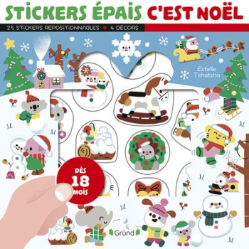 STICKERS EPAIS - C'EST NOEL - TCHATCHA ESTELLE - NC STICKERS EPAIS - C'EST NOEL - TCHATCHA ESTELLE - NC