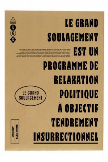 LE GRAND SOULAGEMENT - 8 AFFICHETTES DOUBLES + 1 AFFICHETTE MONO + 1 BULLETIN DE VOTE - PEDROSA CYRIL - NC