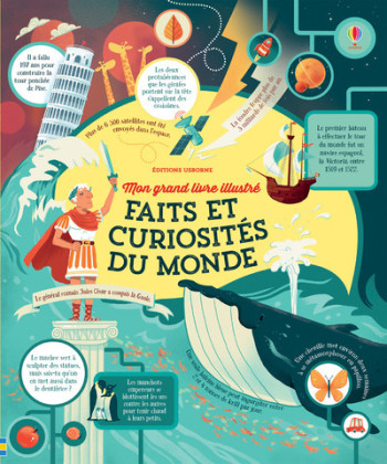 FAITS ET CURIOSITES DU MONDE - MON GRAND LIVRE ILLUSTRE - James Maclaine - USBORNE