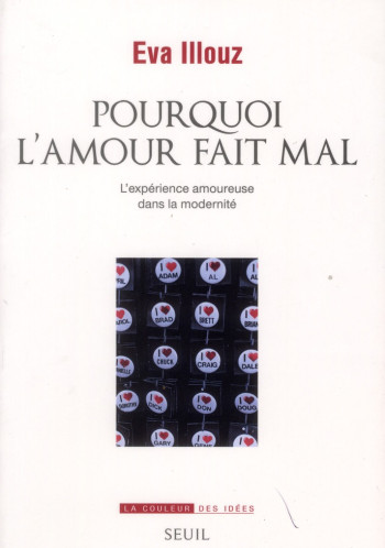 POURQUOI L'AMOUR FAIT MAL - L'EXPERIENCE AMOUREUSE DANS LA MODERNITE - ILLOUZ EVA - SEUIL