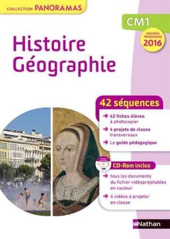PANORAMA - HISTOIRE GEOGRAPHIE - FICHIER - CM1 + CD - POINTU SUZANNE - Nathan PANORAMA - HISTOIRE GEOGRAPHIE - FICHIER - CM1 + CD - POINTU SUZANNE - Nathan