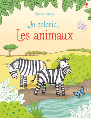 JE COLORIE... LES ANIMAUX - Cecilia Johansson - USBORNE