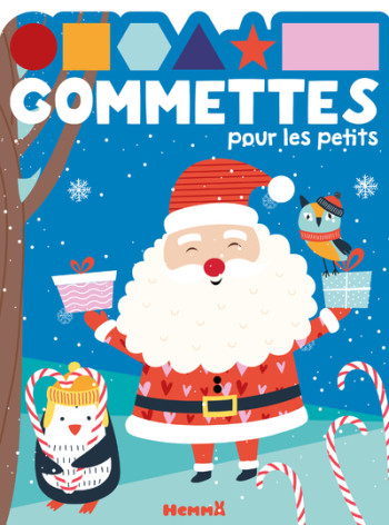 GOMMETTES POUR LES PETITS (PERE NOEL ET PINGOUIN) -  Collectif - HEMMA