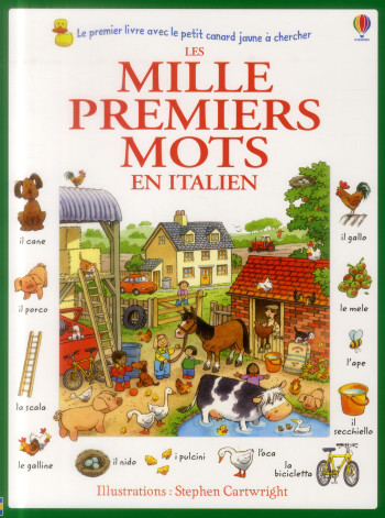 LES MILLE PREMIERS MOTS EN ITALIEN - AMERY/CARTWRIGHT - Usborne