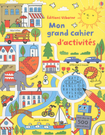 MON GRAND CAHIER D'ACTIVITES - Rebecca Gilpin - USBORNE