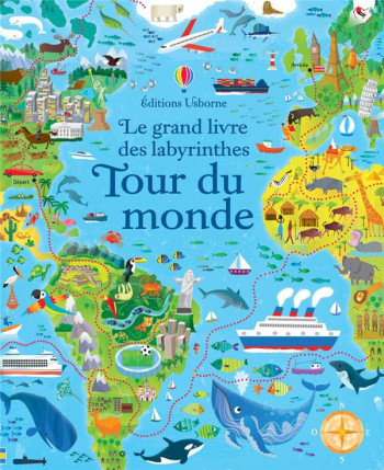 LE GRAND LIVRE DES LABYRINTHES - TOUR DU MONDE - SMITH SAM - Usborne