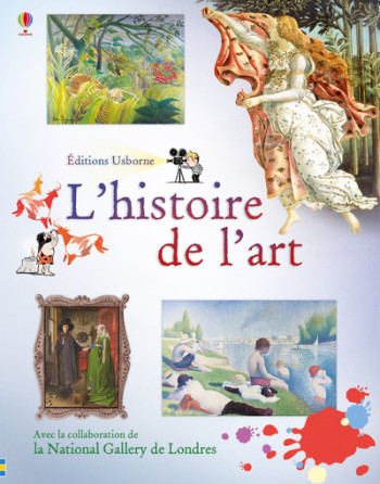 L'HISTOIRE DE L'ART - LIVRE ILLUSTRE - Sarah Courtauld - USBORNE