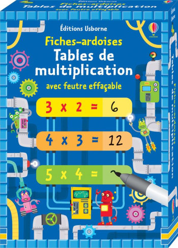 FICHES JEUX : FICHES-ARDOISES  -  TABLES DE MULTIPLICATION - ORDAS/ADDISON - NC