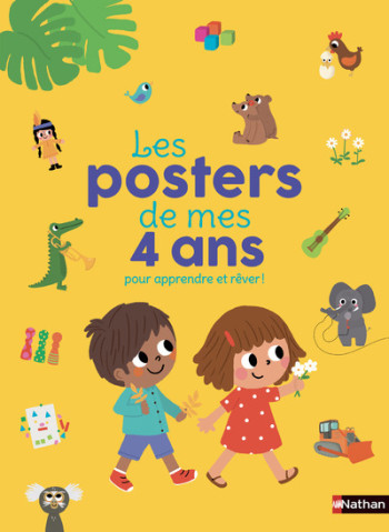 LES POSTERS DE MES 4 ANS POUR APPRENDRE ET REVER ! - Virginie Aladjidi - NATHAN