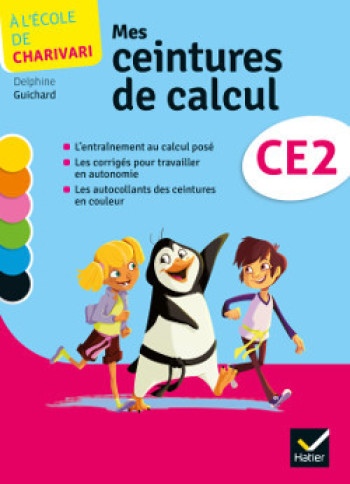 A L'ECOLE DE CHARIVARI CE2 ED. 2014 - CAHIER DE L'ELEVE + 1 PLANCHE D'AUTOCOLLANTS (PACK DE 5 EX.) - GUICHARD DELPHINE - HATIER