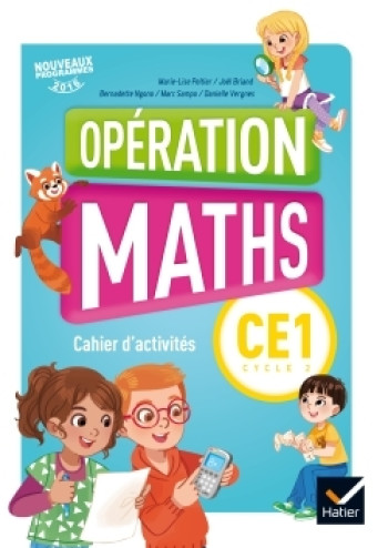 OPERATION MATHS CE1 ED.2017 - CAHIER D'ACTIVITES + MEMO ET MATERIEL - XXX - HATIER