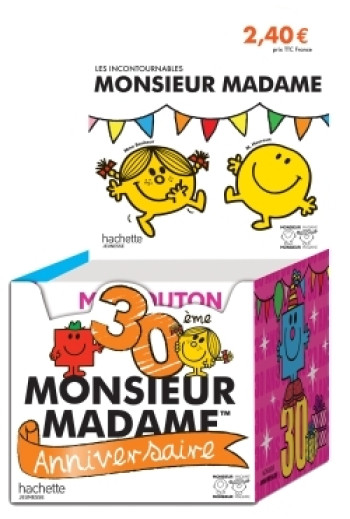 BOITE BEST MONSIEUR MADAME 12 TITRE 3EX - XXX - HACHETTE JEUN.