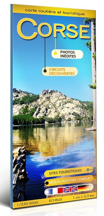 CORSE CARTE TOURISTIQUE - XXX - CARTOTHEQUE EGG