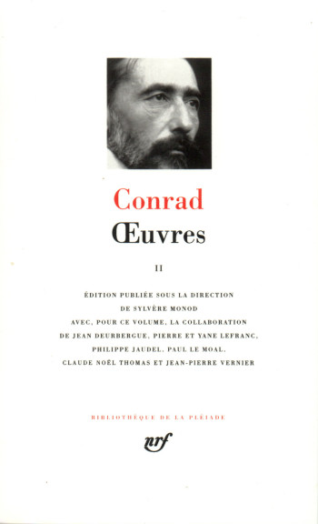 OEUVRES - VOL02 - CONRAD JOSEPH - GALLIMARD