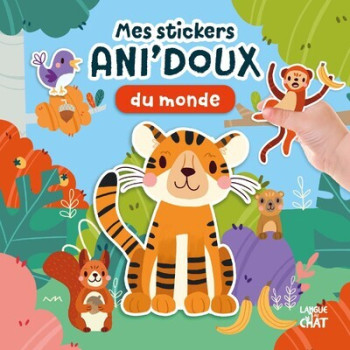 MES STICKERS ANI'DOUX DU MONDE - PILLOW/COLLECTIF - LANGUE AU CHAT