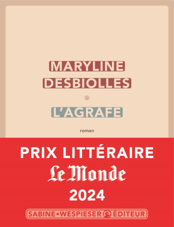 L'AGRAFE - DESBIOLLES MARYLINE - SABINE WESPIESE