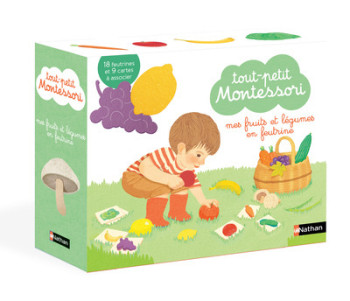 COFFRET FRUITS ET LEGUMES - TOUT PETIT MONTESSORI - ROUBIEU/FUJISAWA - NATHAN