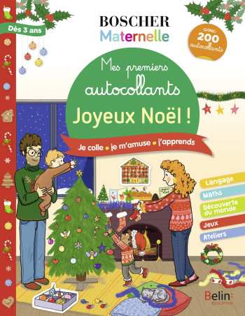 MES PREMIERS AUTOCOLLANTS - NOEL - LASCAULT/LEMOINE - BELIN EDUCATION