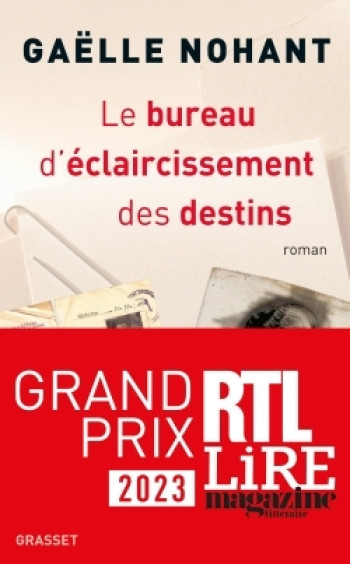 LE BUREAU D'ECLAIRCISSEMENT DES DESTINS - NOHANT GAELLE - GRASSET