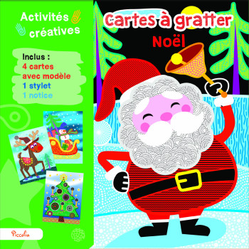 CARTES A GRATTER NOEL - GRASSI MARCELLA - PICCOLIA