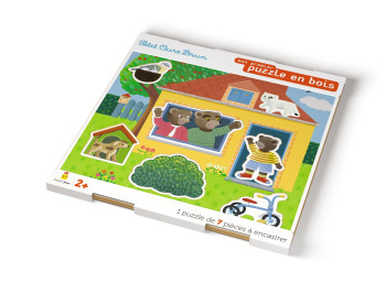 MON PREMIER PUZZLE EN BOIS PETIT OURS BRUN - BOUR DANIELE - BAYARD JEUNESSE