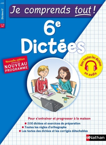 JE COMPRENDS TOUT ! 6E DICTÉES - FAZIO BRUNO - NATHAN