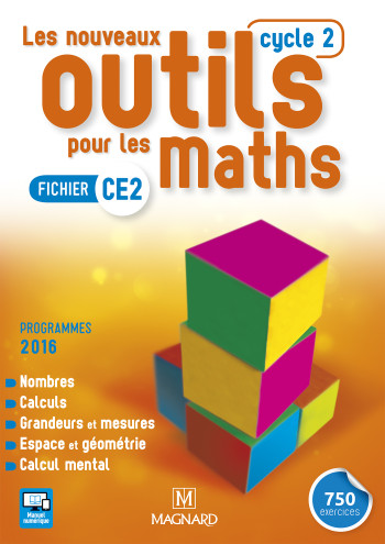 LES NOUVEAUX OUTILS POUR LES MATHS CE2 (2016) - FICHIER DE L'ELEVE - FREY-TOURNIER - MAGNARD