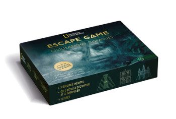 ESCAPE GAME - CIVILISATIONS DISPARUES - COLLECTIF - NATIONAL GEOGRA ESCAPE GAME - CIVILISATIONS DISPARUES - COLLECTIF - NATIONAL GEOGRA