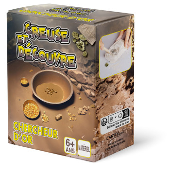 CHERCHEUR D'OR - KIT A DETERRER - CREUSE ET DECOUVRE - XXX - CARTOTHEQUE EGG