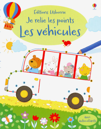 Les véhicules - Je relie les points - Katrina Fearn - USBORNE