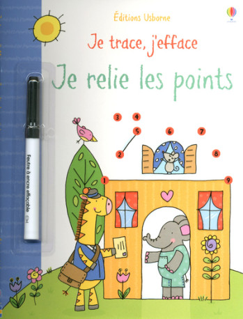 Je trace, j'efface - Je relie les points - Stacey Lamb - USBORNE