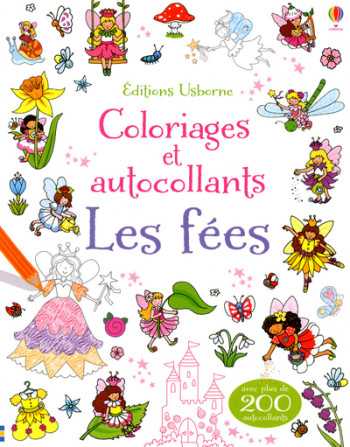 Les fées - Coloriages et autocollants - Jessica Greenwell - USBORNE