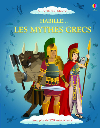 Habille... Les mythes grecs - Autocollants Usborne - Lisa Jane Gillespie - USBORNE