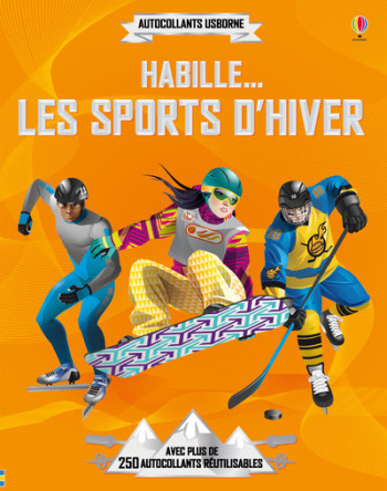 Habille... Les sports d'hiver - Autocollants Usborne - Jonathan Melmoth - USBORNE