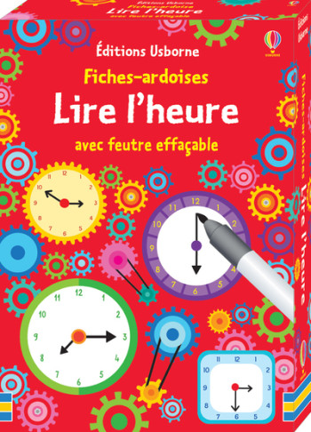 Fiches-ardoises - Lire l'heure - Rosamund Smith - USBORNE