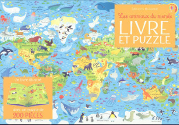 Coffret Les animaux du monde - Livre et puzzle - Rosamund Smith - USBORNE