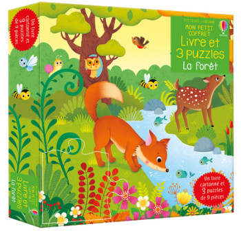 La forêt - Mon petit coffret Livre et 3 puzzles - Sam Taplin - USBORNE