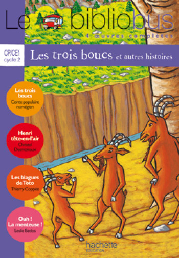 Le Bibliobus n° 12 CP/CE1 - Les Trois boucs - Livre de l'élève - Ed.2005 -   - HACHETTE EDUC