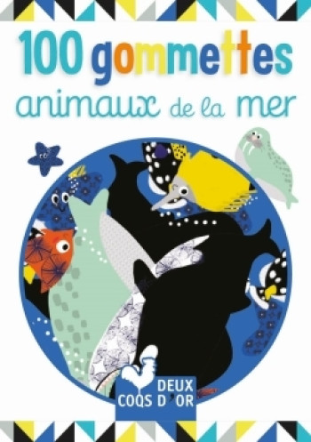 100 gommettes - animaux de la mer - XXX - DEUX COQS D OR