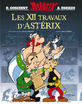 Astérix - Album illustré - Les 12 travaux d'Astérix (Hors collection) - René Goscinny - HACHETTE