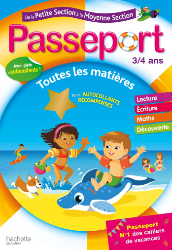 Passeport - De la Petite à la Moyenne section - Cahier de vacances 2022 - Nadia Poure - HACHETTE EDUC