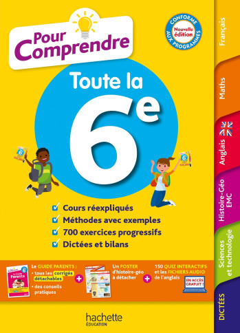 Pour comprendre Toute la 6e - Michèle Blanc - HACHETTE EDUC